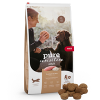 pure sensitive Truthahn & Reis Trockenfutter Produkt-Packshot pure sensitive Truthahn & Reis Trockenfutter Produkt-Packshot