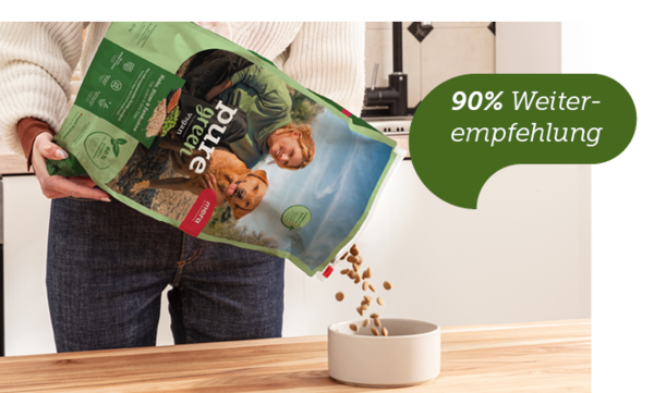 mera pure green fütterungstest