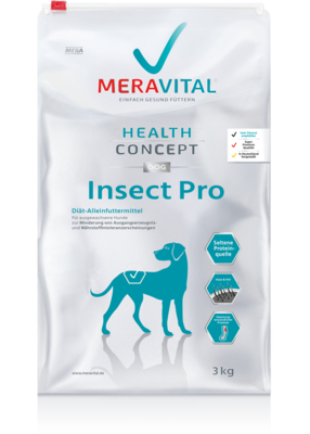 4:MERAVITAL Insect Pro Diät Trockenfutter zur Minderung von Ausgangserzeugnis- und Nährstoffintoleranz-Erscheinungen