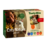 mera Cats Nature Nassfutter Tasty Mix Packshot mera Cats Nature Nassfutter Tasty Mix Packshot