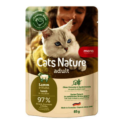 mera Cats Nature Adult Lamb – Wet Food for Cats 