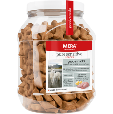 20:MERA pure sensitive goody snacks treats with turkey & potatoes