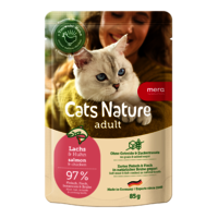 mera Cats Nature Nassfutter Lachs Packshot mera Cats Nature Nassfutter Lachs Packshot