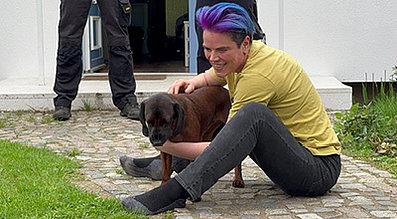 The Petfood Family Podcast Maren Grote mit Hund