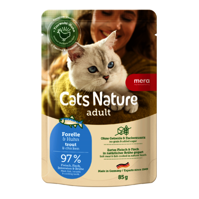 mera Cats Nature Adult Trout Wet Food 