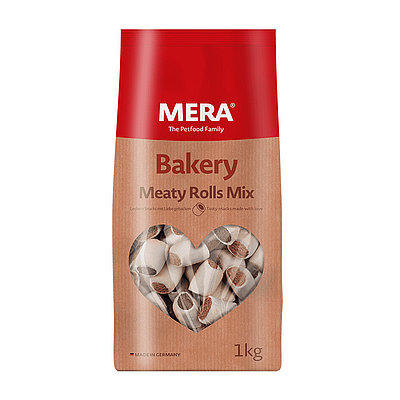11:MERA Snacks Meaty Rolls Mix Hundekekse in ihrer leckersten Form