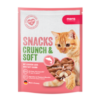 Packshot - crunch & soft Lachs Vorderseite Packshot - crunch & soft Lachs Vorderseite