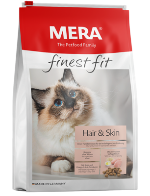 13:MERA finest fit Hair&Skin Trockenfutter für Katzen mit Haut- oder Fellproblemen