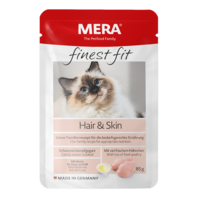 mera finest fit Hair & Skin Nassfutter Verpackung mera finest fit Hair & Skin Nassfutter Verpackung
