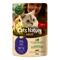 mera Cats Nature Nassfutter Ente Packshot mera Cats Nature Nassfutter Ente Packshot