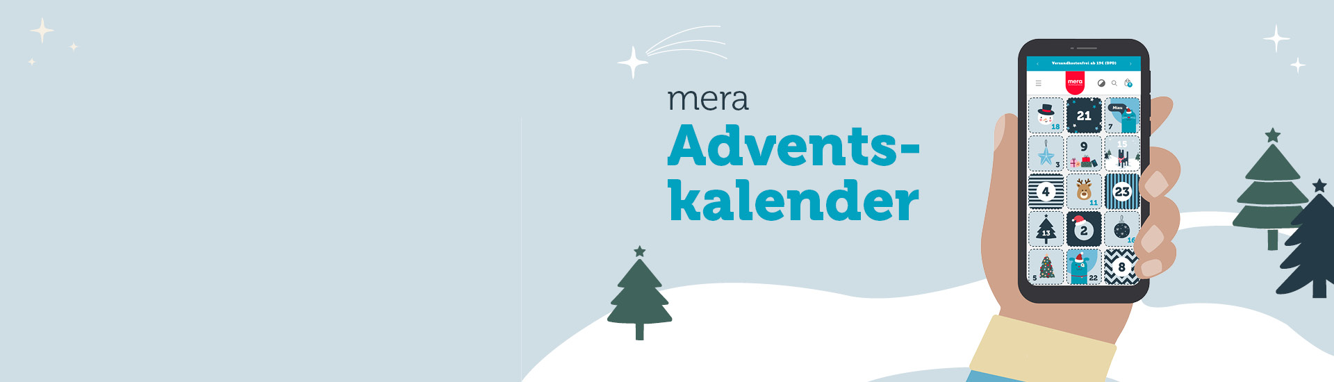 Startseiten Banner mera digitaler Adventskalender 2025
