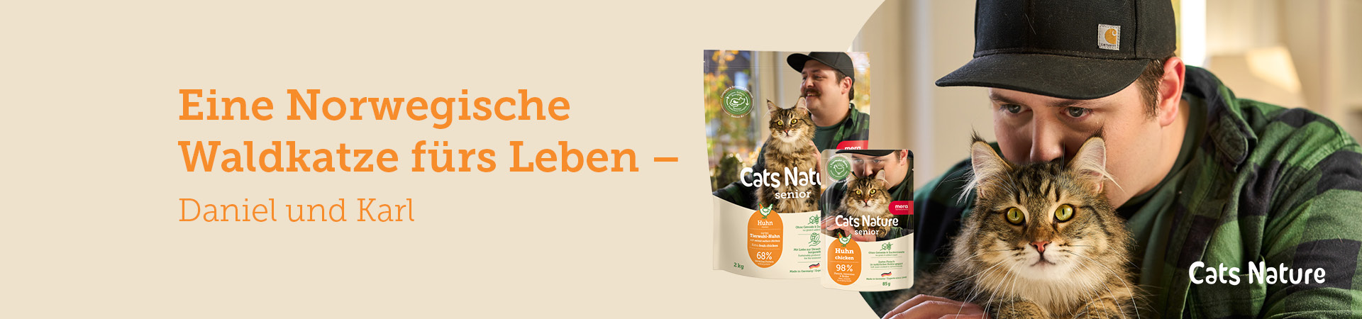 Cats Nature Real Stories Headerbild Daniel & Karl Cats Nature Real Stories Headerbild Daniel & Karl