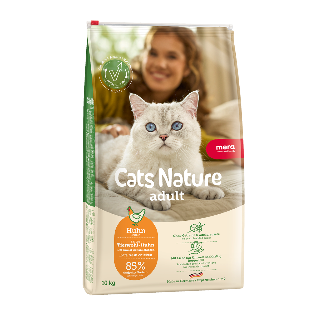 mera Cats Nature Adult Huhn Packshot mera Cats Nature Adult Huhn Packshot