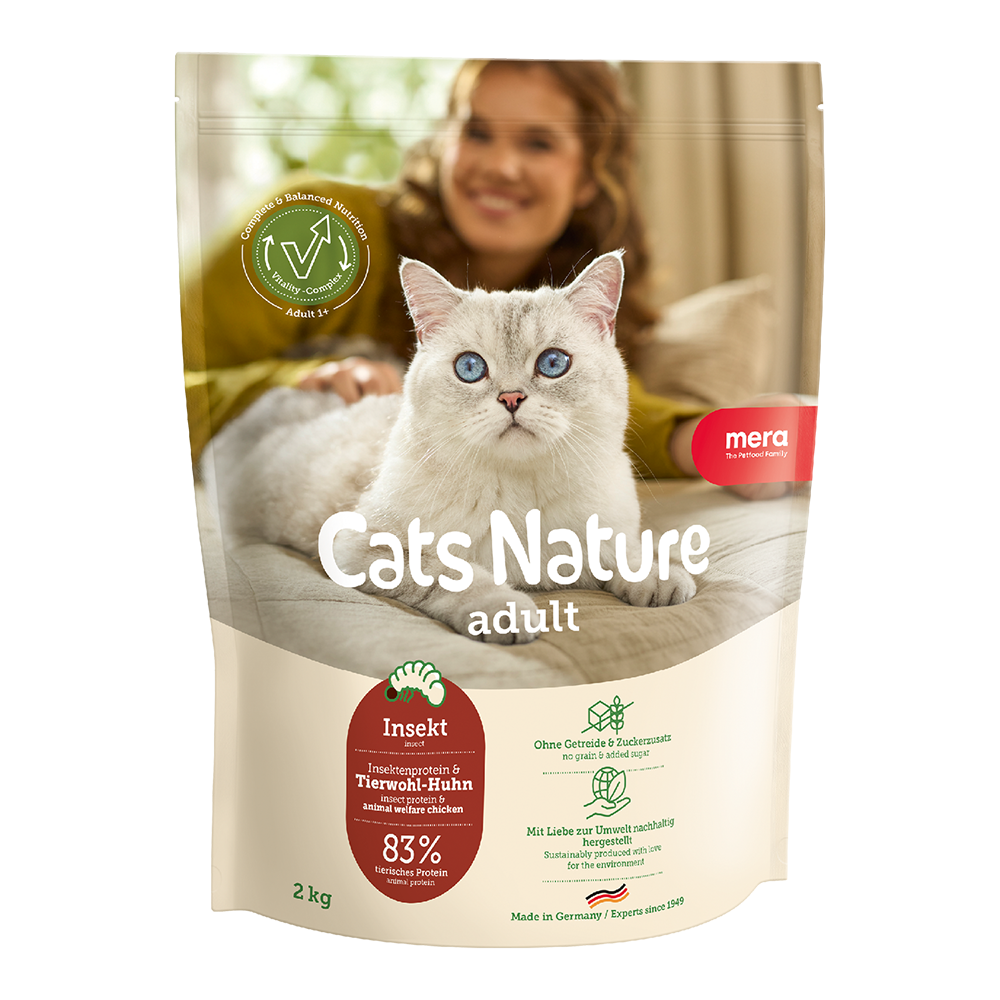 mera Cats Nature Adult Insekt Packshot mera Cats Nature Adult Insekt Packshot