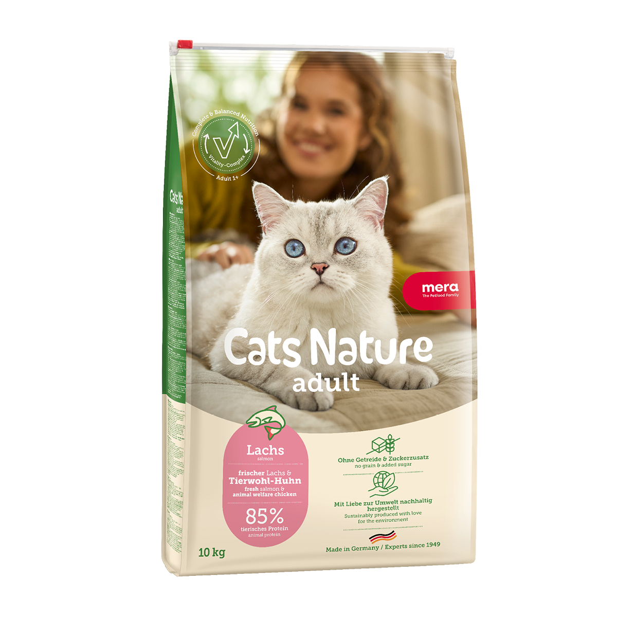 mera Cats Nature Adult Lachs Packshot mera Cats Nature Adult Lachs Packshot