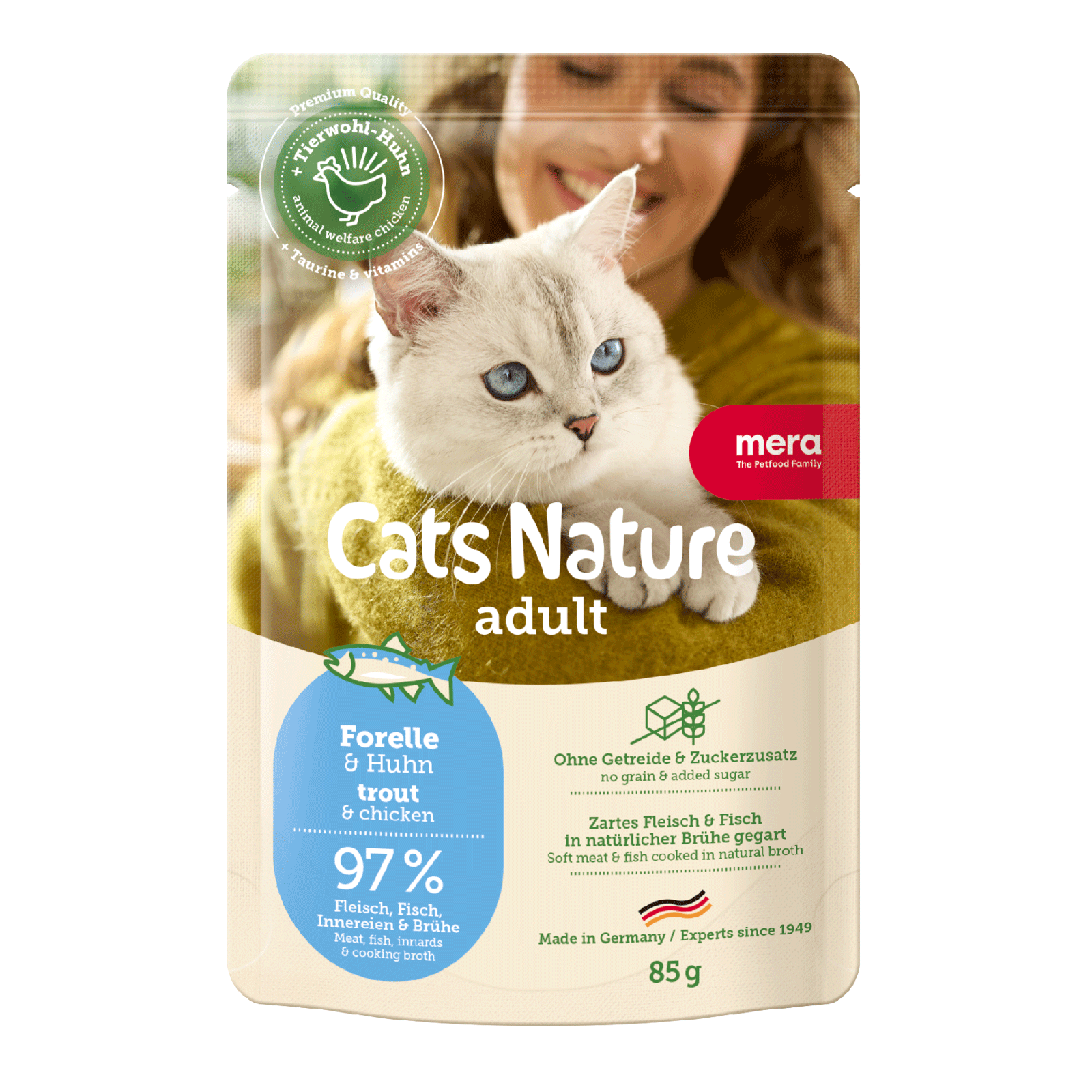 mera Cats Nature Nassfutter Forelle Packshot