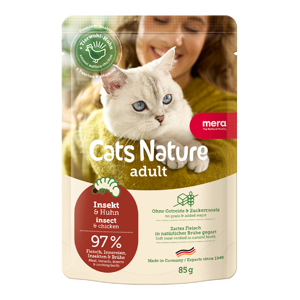 mera Cats Nature Nassfutter Insekt Packshot