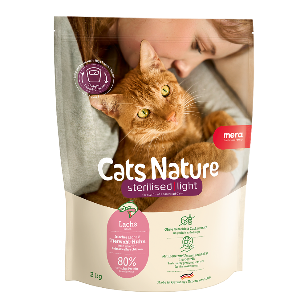 mera Cats Nature Sterilised light Lachs Packshot