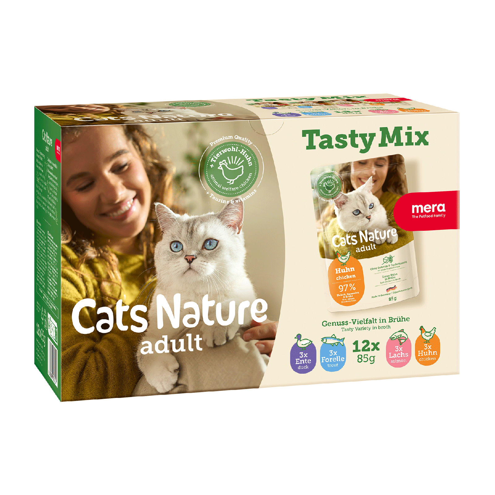 mera Cats Nature Nassfutter Tasty Mix Packshot