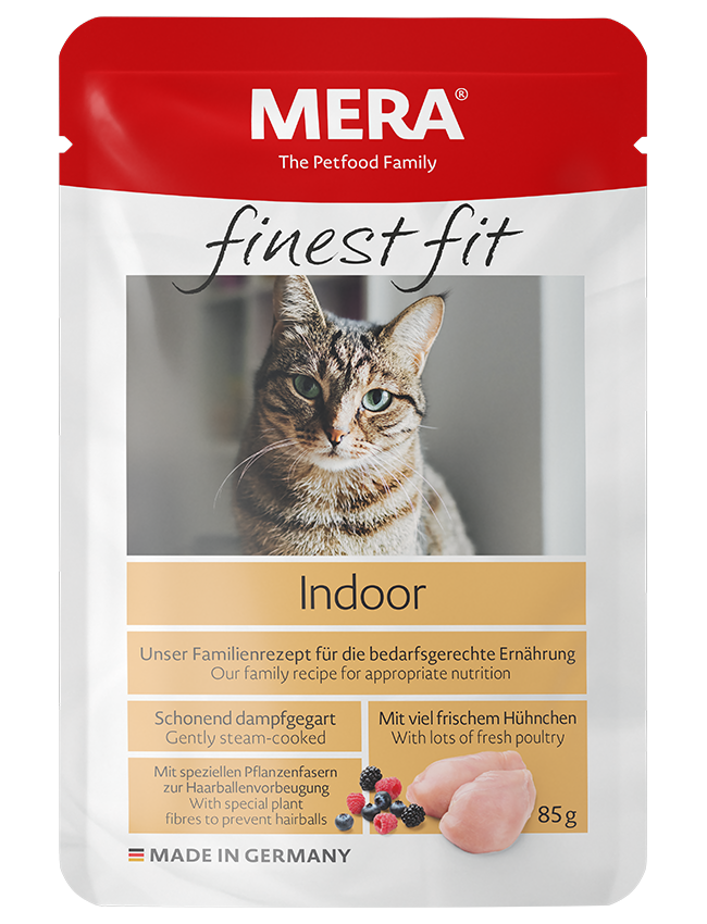 Katzenfutter MERA finest fit Indoor Nassfutter für Hauskatzen