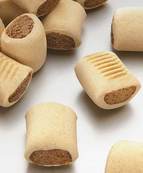 Hundefutter MERA Backwaren Meaty Rolls knackiger Hundekekse aus hochwertigen Zutaten