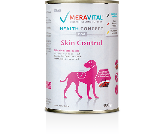 Hundefutter MERAVITAL Skin Control Nassfutter für Hund bei Hauterkrankungen