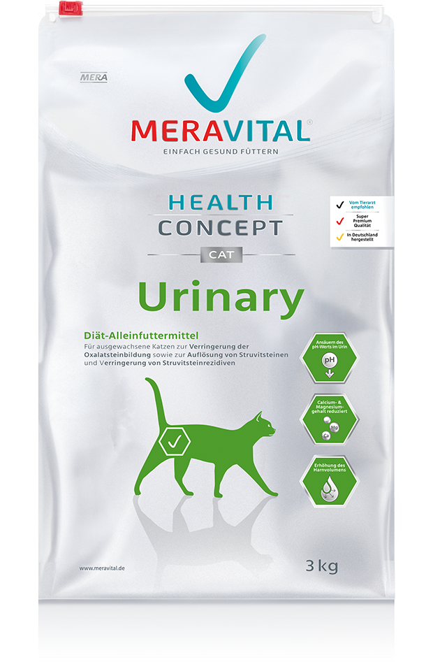 Katzenfutter MERAVITAL Urinary Trockenfutter für Katzen bei Erkrankung der Harnwege