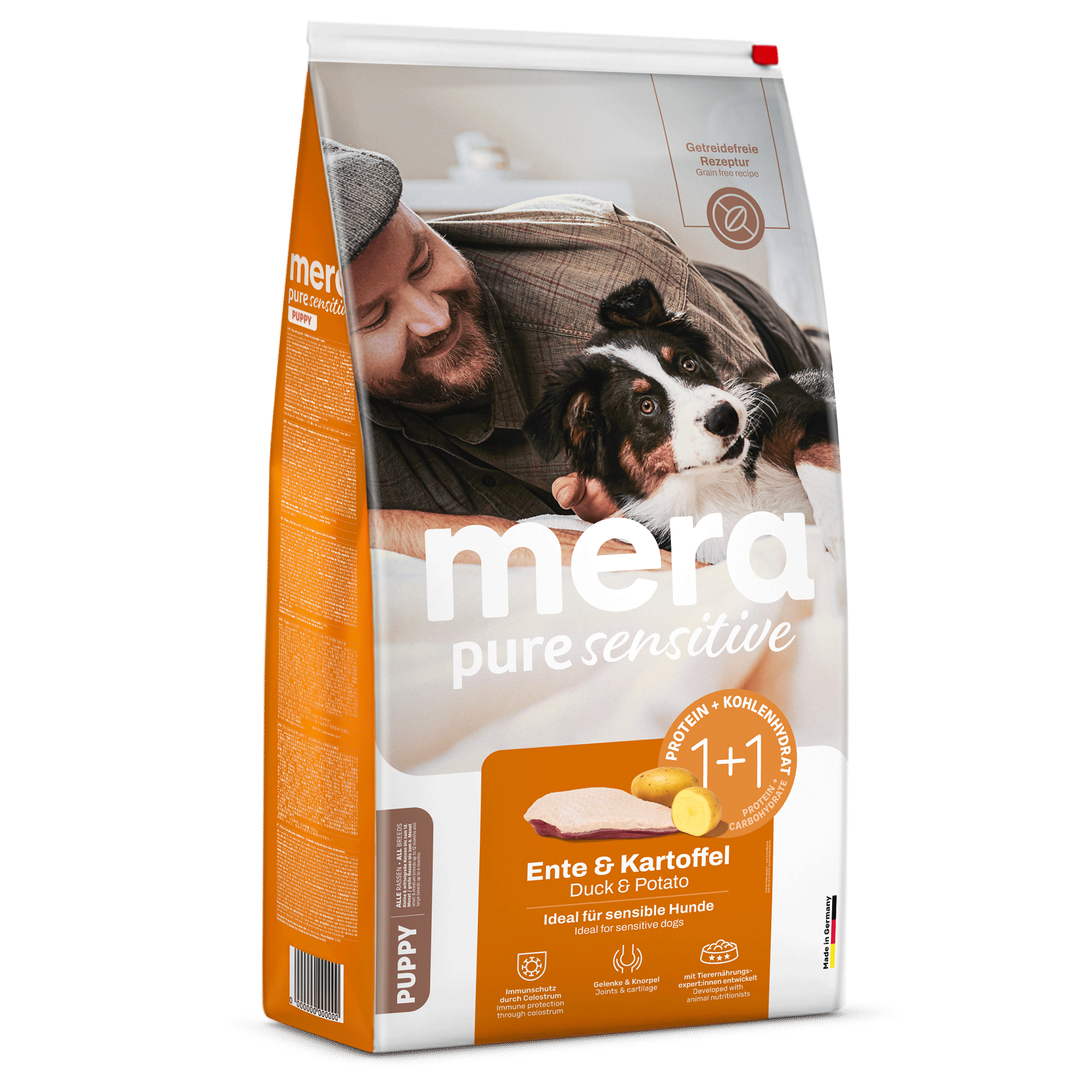 Abbildung von pure sensitive Sack Ente & Kartoffel puppy Abbildung von pure sensitive Sack Ente & Kartoffel puppy